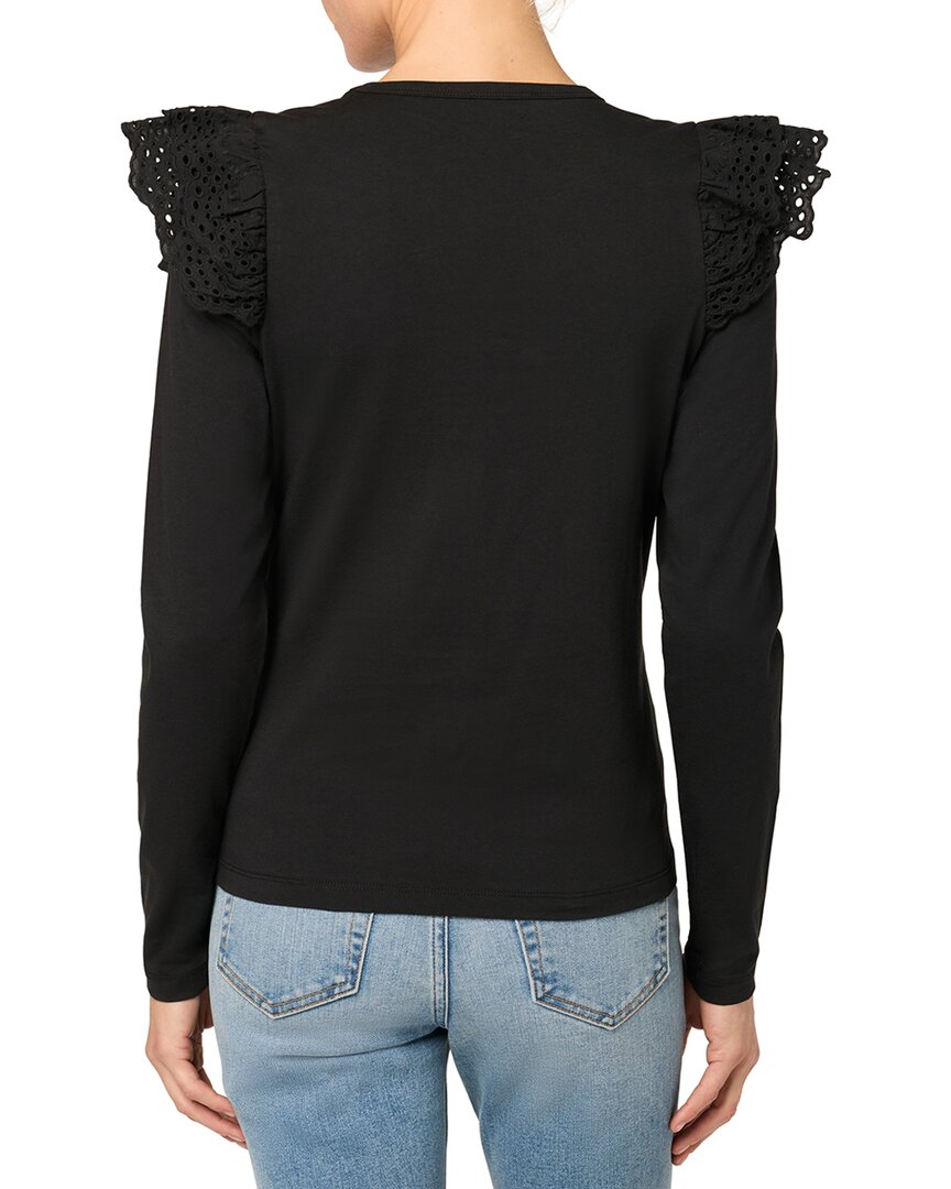 Joe's Jeans Eyelet Sleeve Top