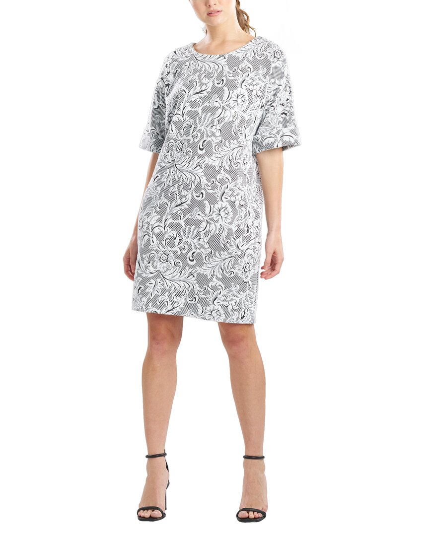 Natori Floral Jacquard Dress