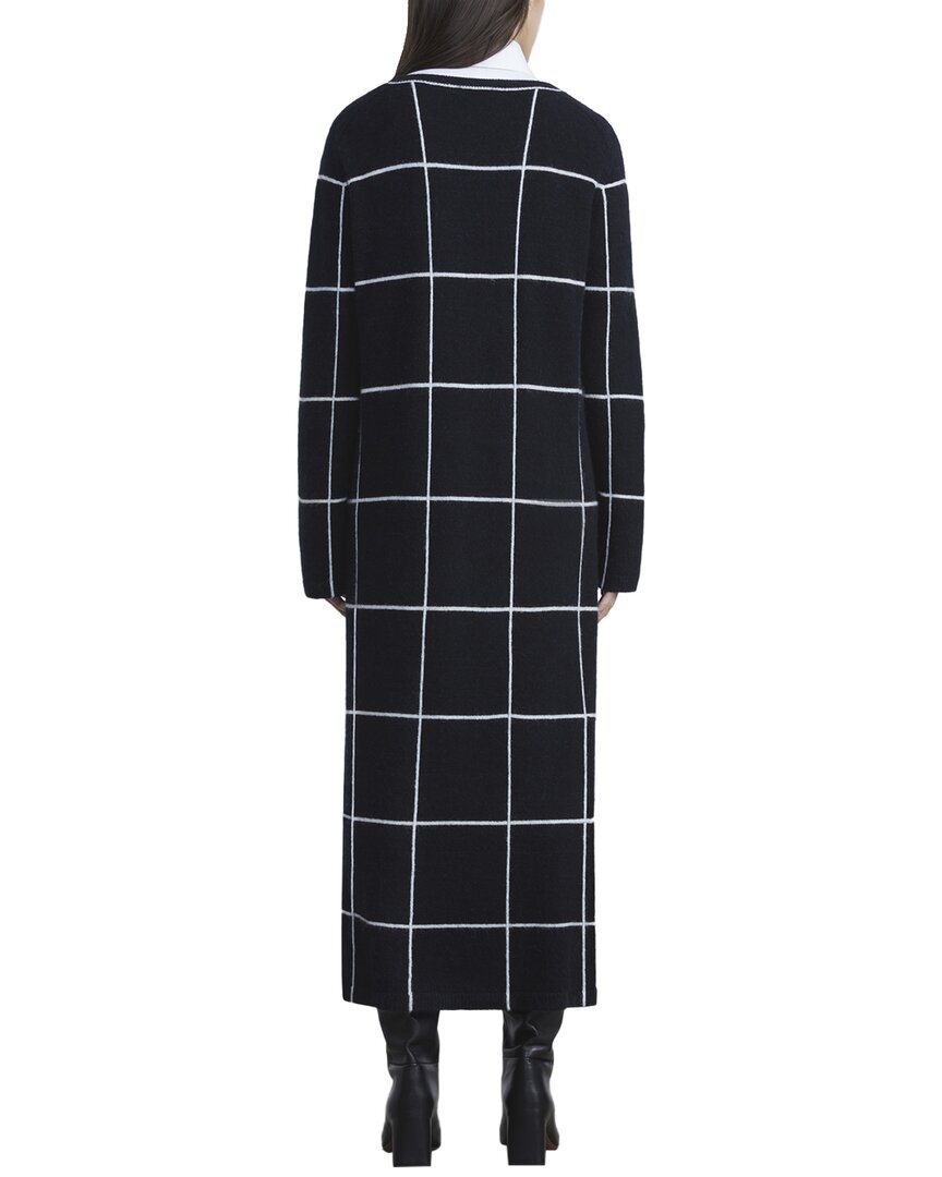 Lafayette 148 New York Tile Grid Intarsia Knit Cashmere Dress