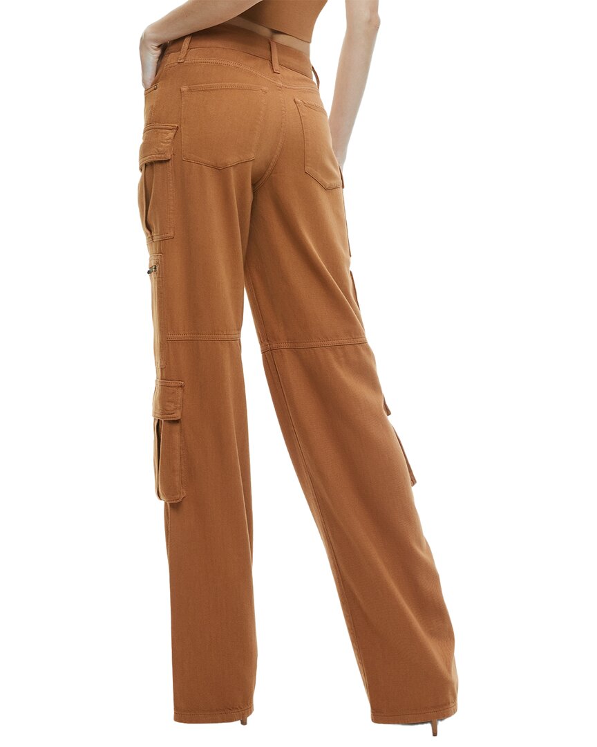 Alice + Olivia Cay Baggy Denim Cargo Pant