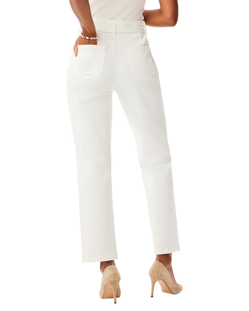 Nic+Zoe Belted Straight Ankle Jean