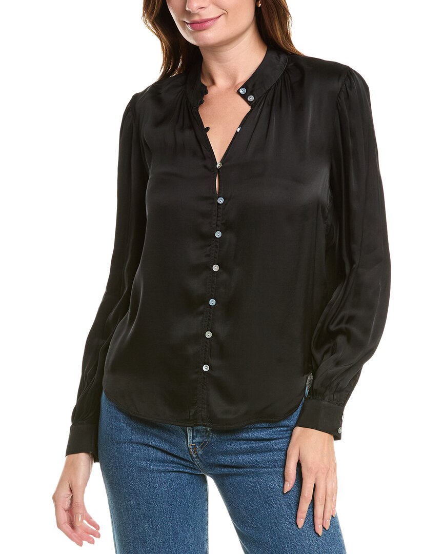 Bella Dahl Shirred Button Up Blouse