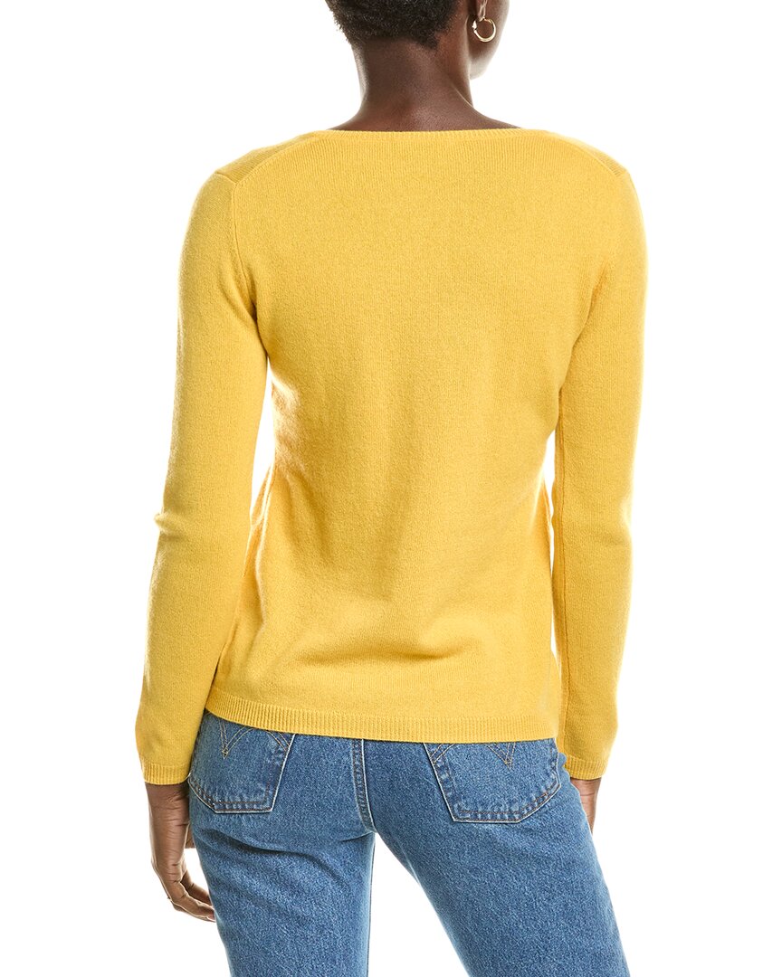 Sofiacashmere Modern V-Neck Cashmere Sweater