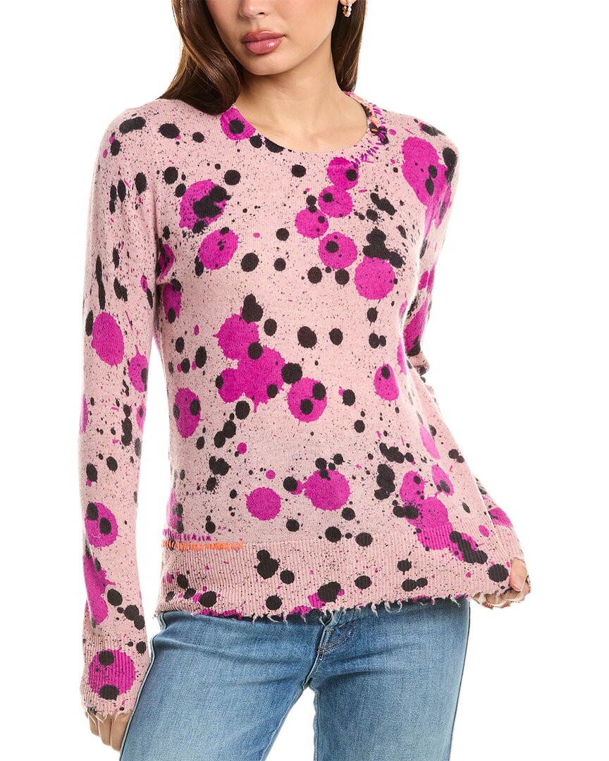 Lisa Todd Splatter Wool & Cashmere-Blend Sweater