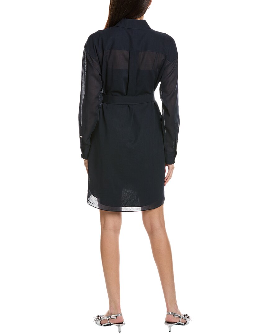 Theory Wool-Blend Shirtdress