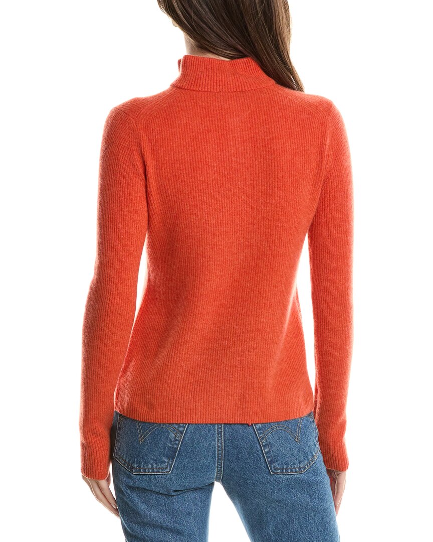 Forte Cashmere Rib 1/4-Zip Cashmere Sweater