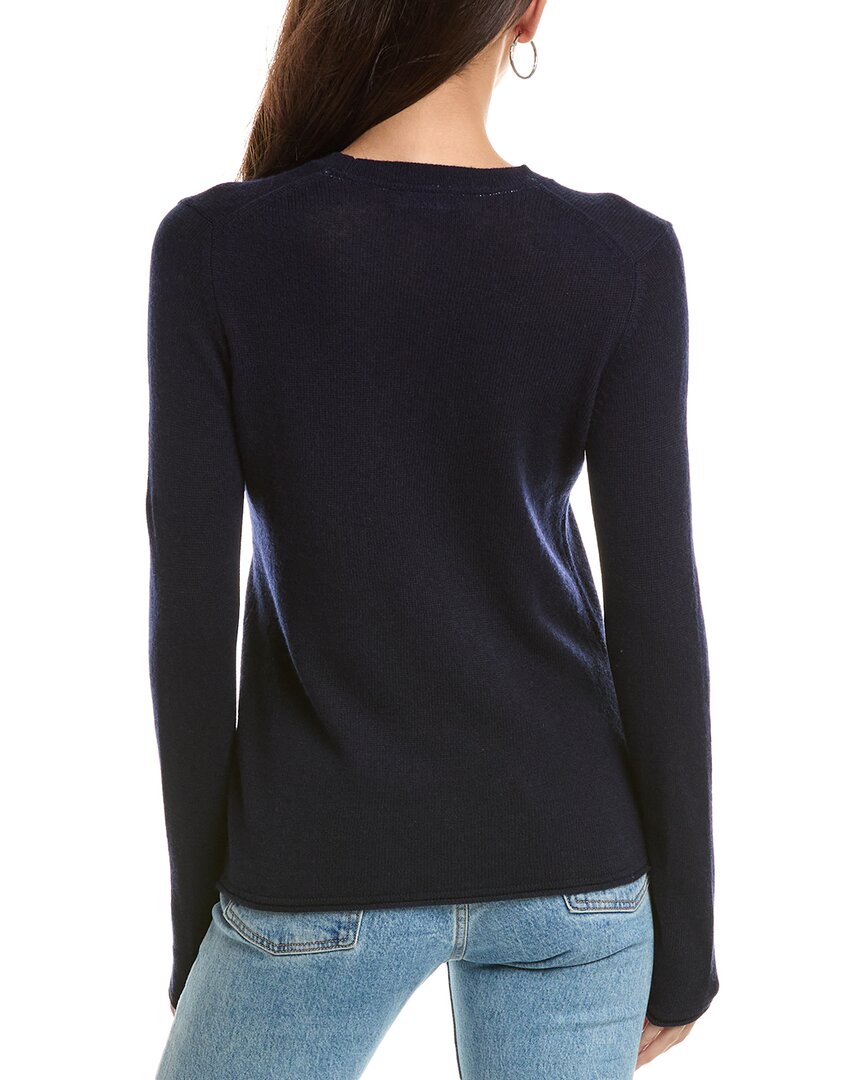 Hannah Rose Star Intarsia Wool & Cashmere-Blend Sweater