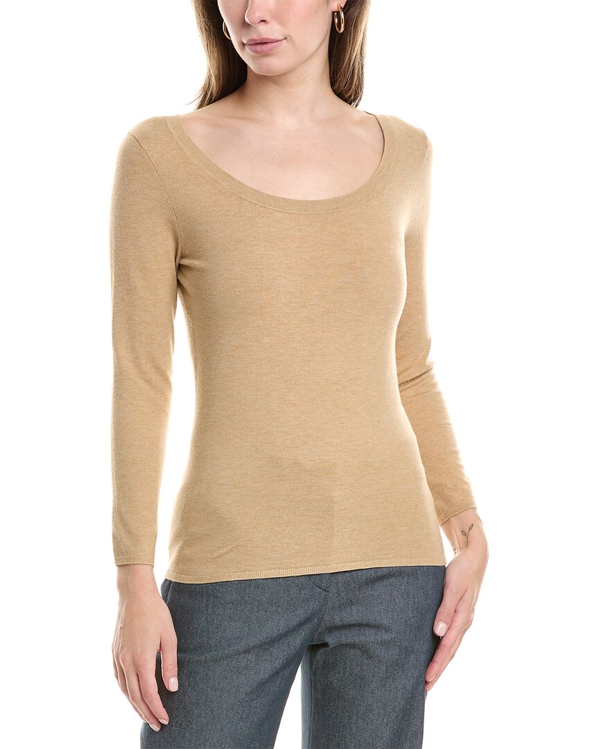 St. John Scoop Sweater