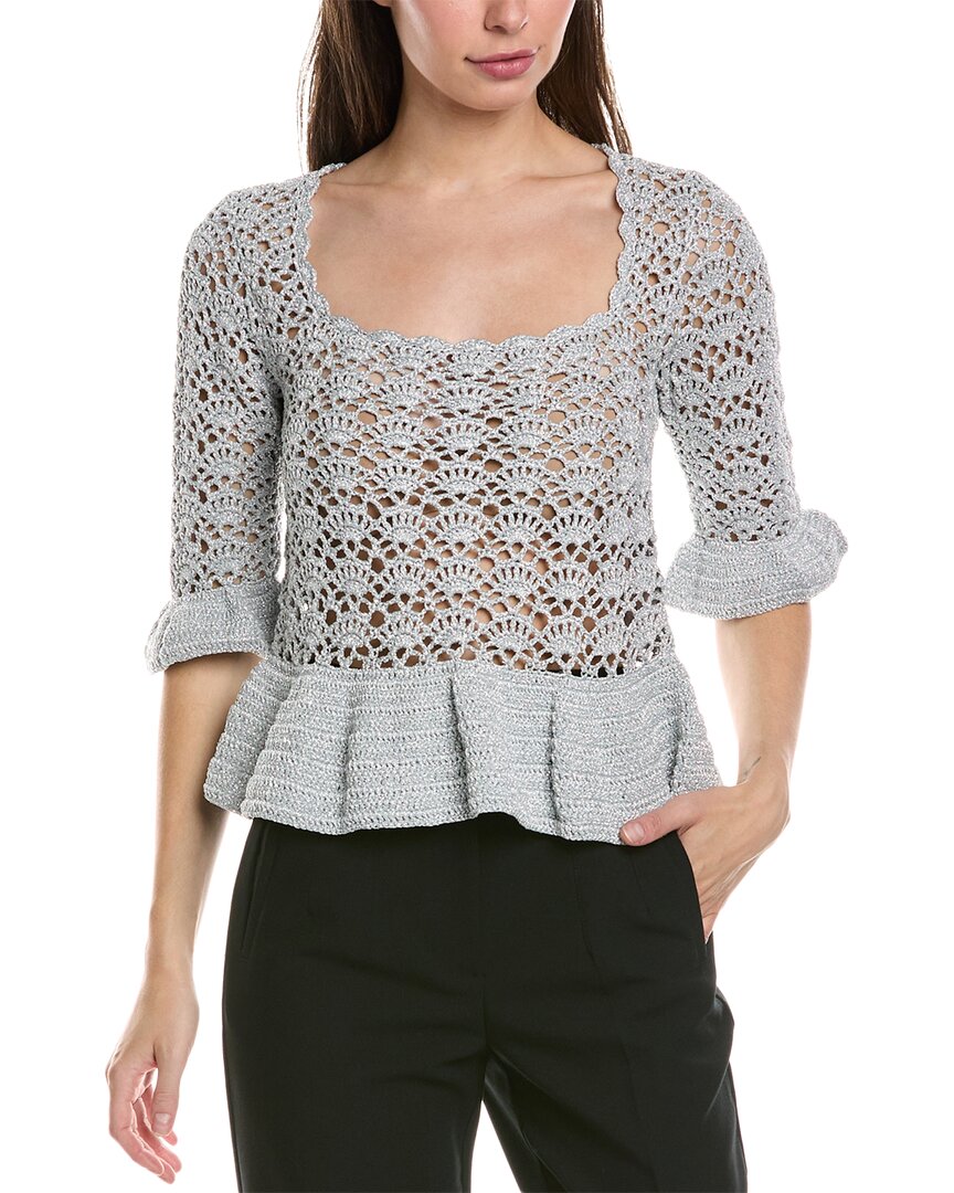 Ganni Crochet Top