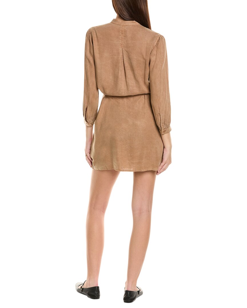 Bella Dahl Puff Sleeve Belted Shirtdress