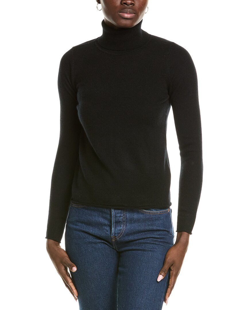 Sofiacashmere Roll Cuff & Hem Turtleneck Sweater