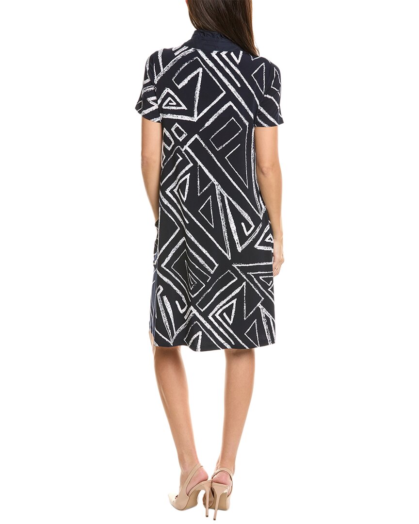 Joseph Ribkoff Funnel Neck Midi Dress