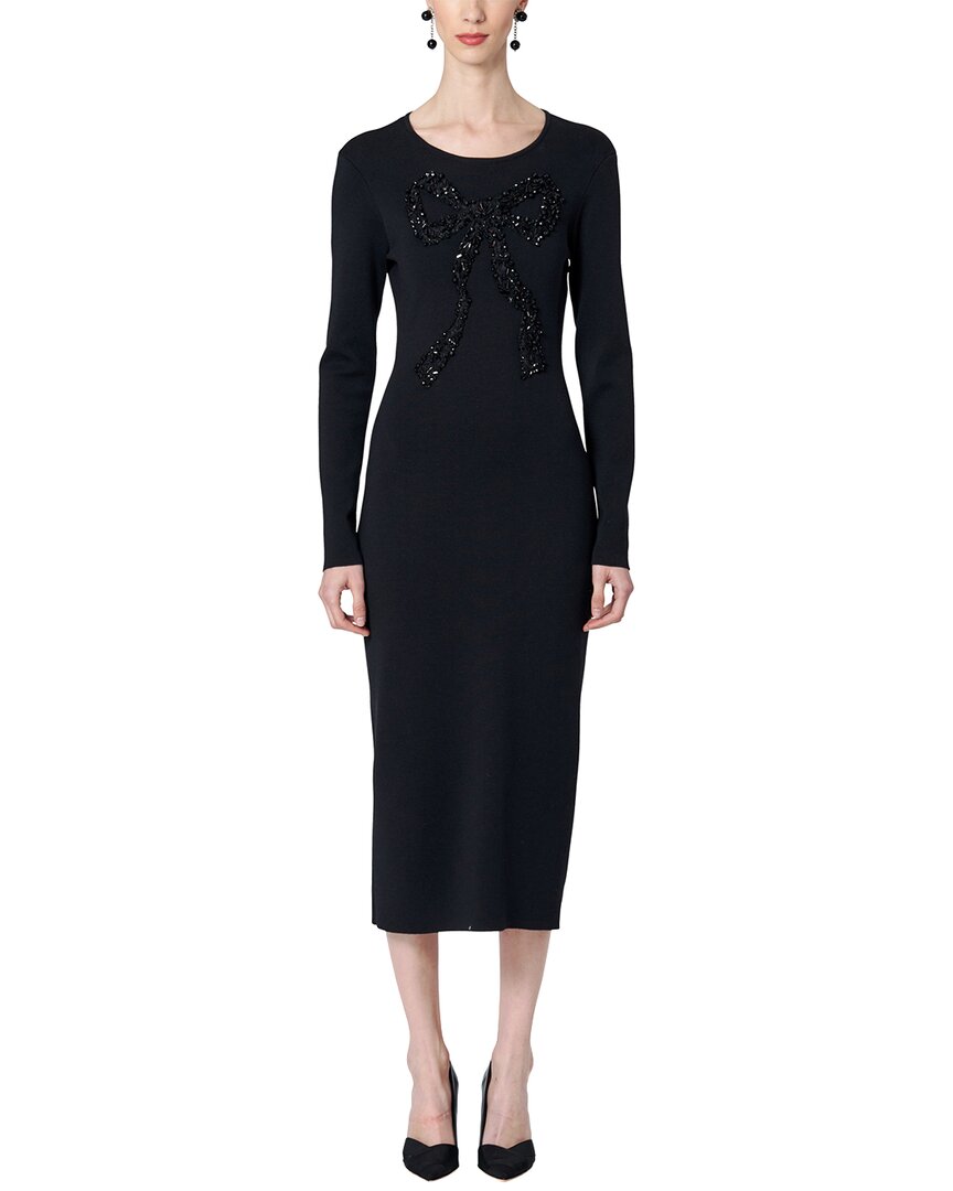 Carolina Herrera Wool & Silk-Blend Column Dress