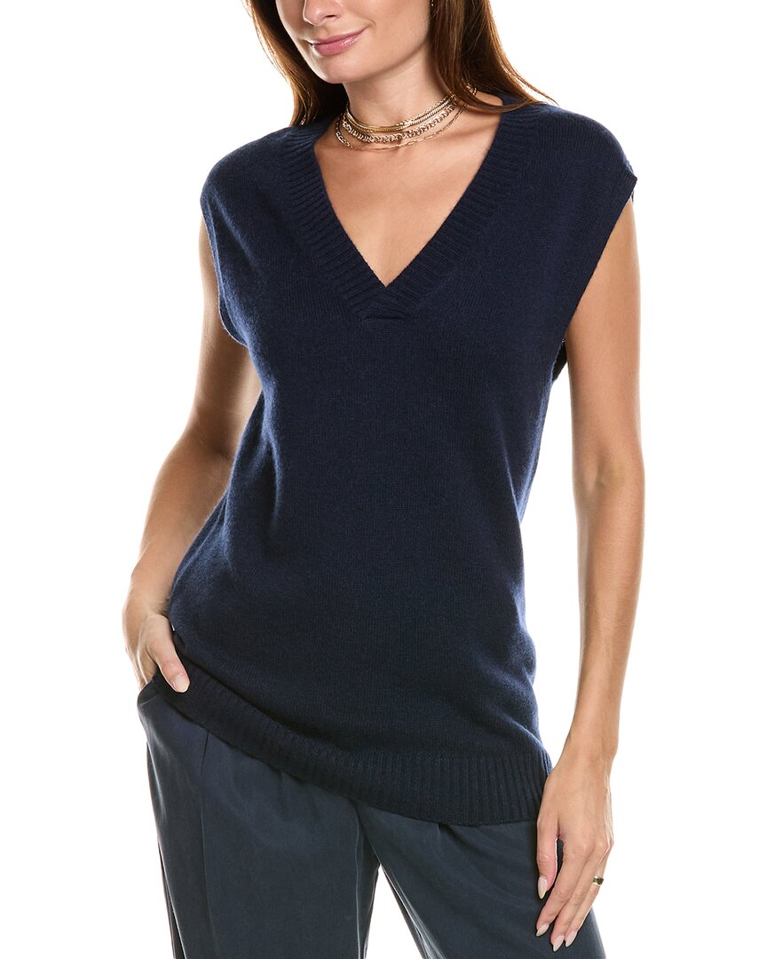 Kier+J V-Neck Wool & Cashmere-Blend Vest