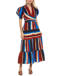 Farm Rio Tie Front Midi Dress1