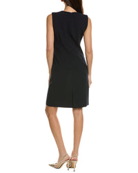 St. John Stretch Crepe Sheath Dress2