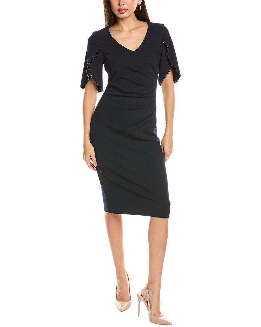 Joseph Ribkoff Pleated Sheath Dress