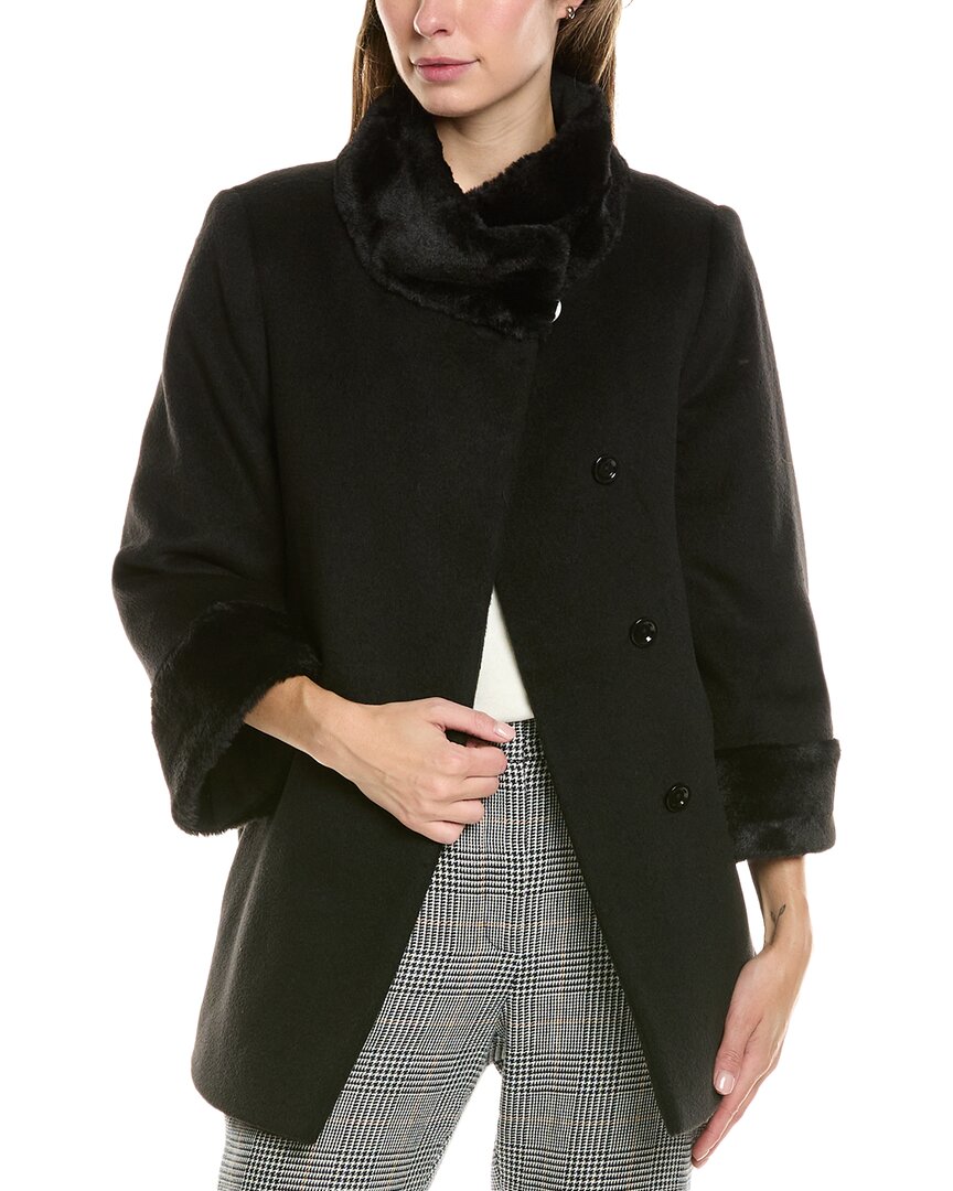 Cinzia Rocca Icons Wool-Blend Coat1