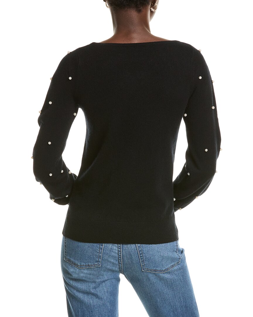 Sofiacashmere Embellished Cashmere Sweater