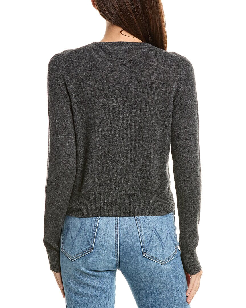 Forte Cashmere Cropped Cashmere Cardigan