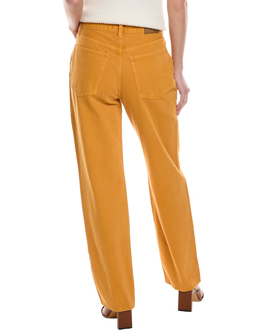 Madewell Baggy Ochre Fresco Straight Jean