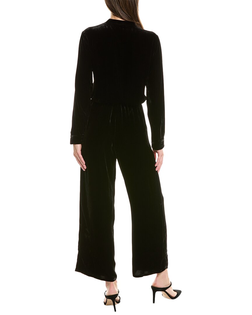 Eileen Fisher Straight Leg Silk-Blend Jumpsuit