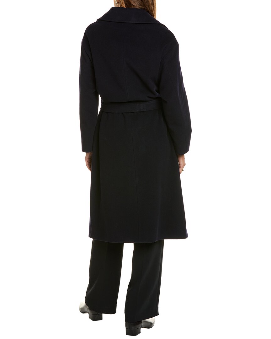 Cinzia Rocca Icons Long Wool & Cashmere-Blend Trench Coat