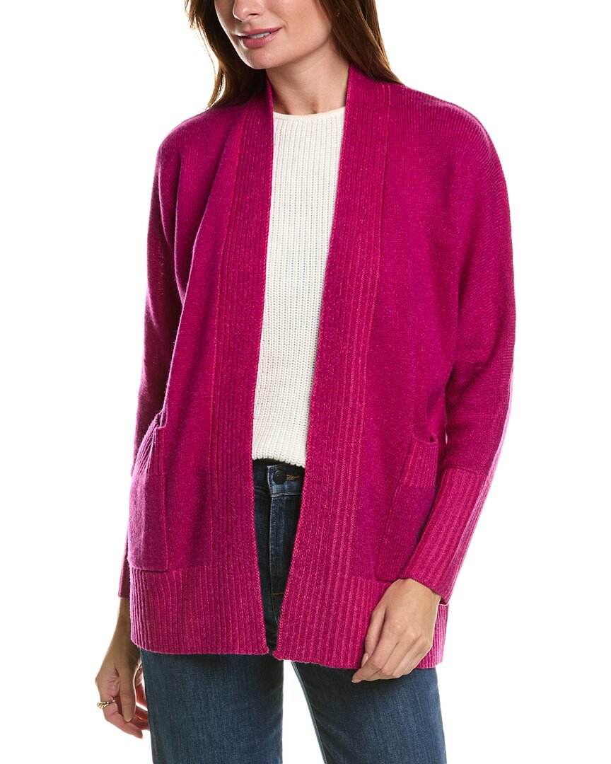 Forte Cashmere Plaited Wool & Cashmere-Blend Cardigan1