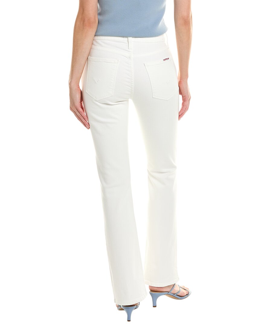 Hudson Jeans Blair White High-Rise Bootcut Jean