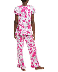 Kensie 2Pc T-Shirt & Pant Pajama Set2