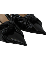 Jimmy Choo  Love 100 Black Patent Leather Slingback Pumps16