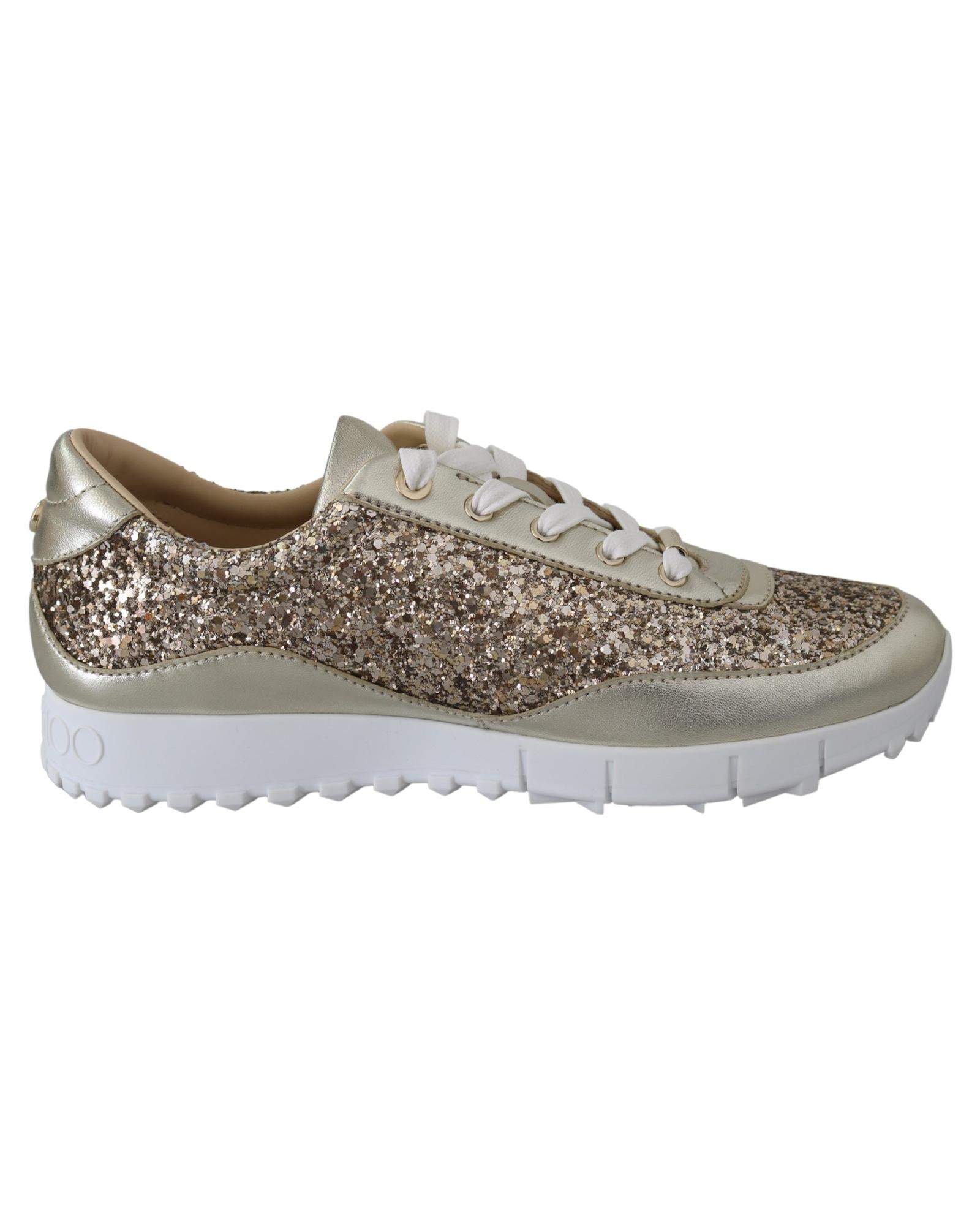 Jimmy Choo  Diamond Glitter Sneakers