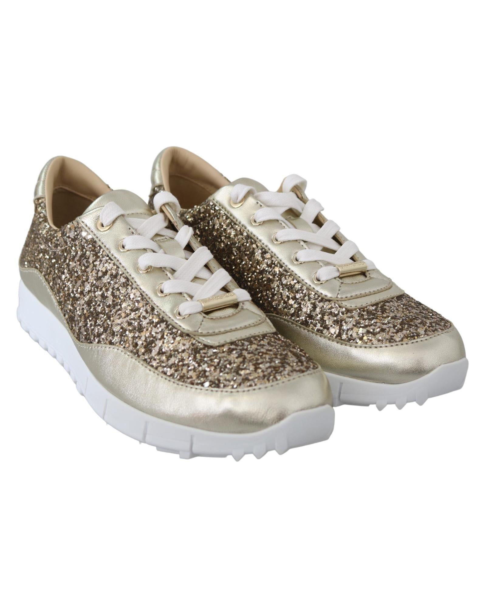 Jimmy Choo  Diamond Glitter Sneakers