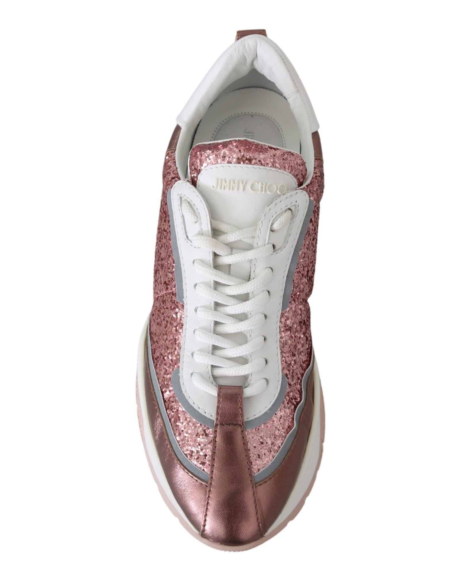 Jimmy Choo  Diamond Sneakers - Rose Gold27