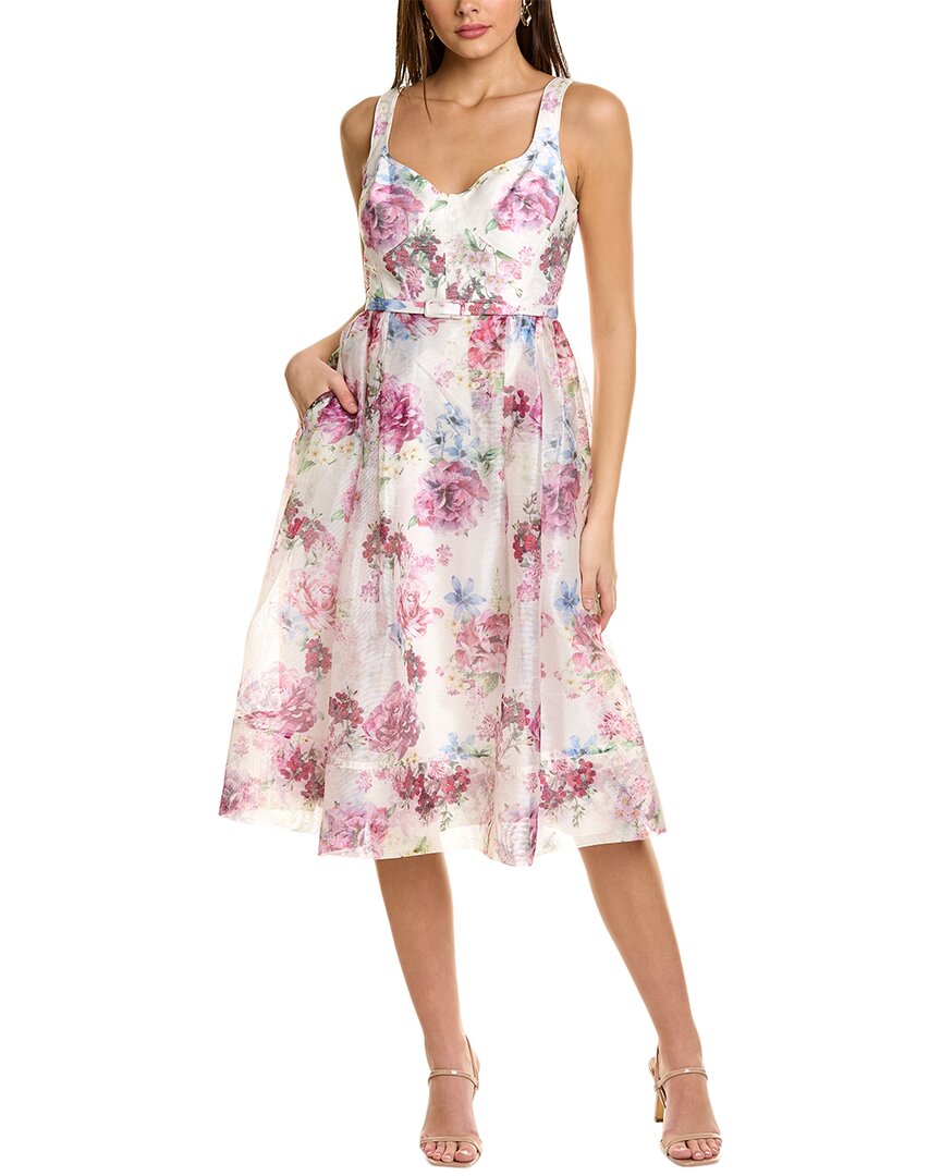 Ml Monique Lhuillier Sleeveless Midi Dress