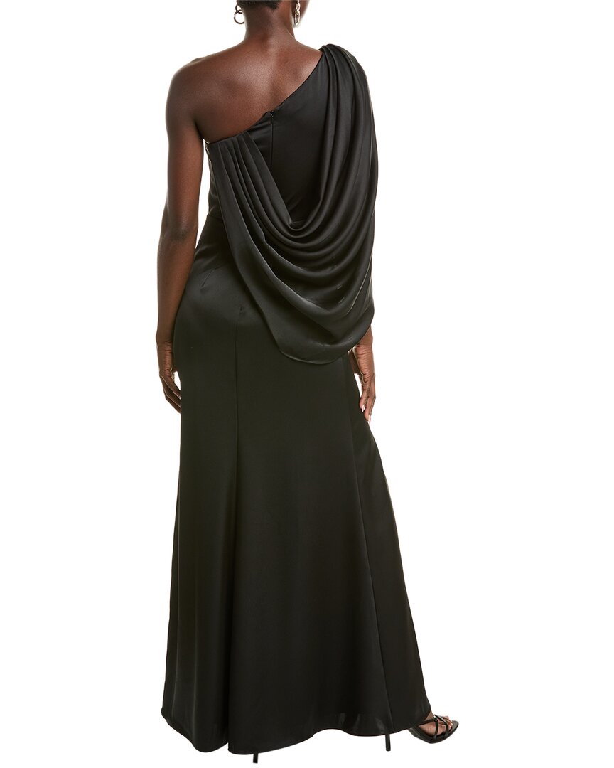 Theia Tori One-Shoulder Gown