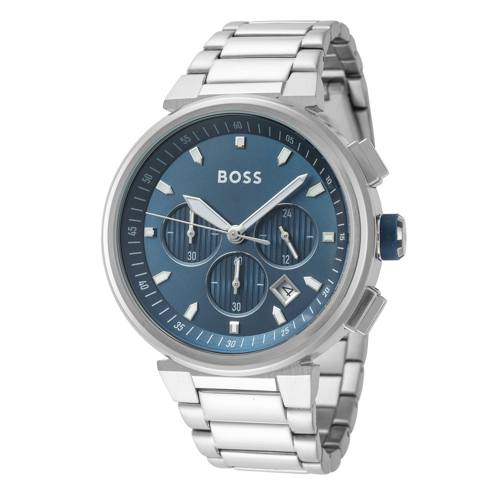 Hugo Boss Men\'s Bluefly 1513999 One Quartz Watch 44mm –