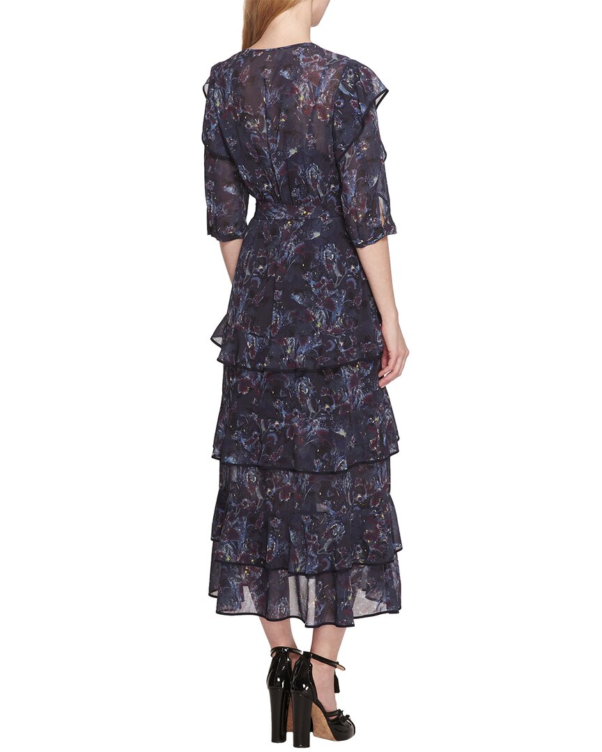 Marchesa Notte Aster Printed Dress