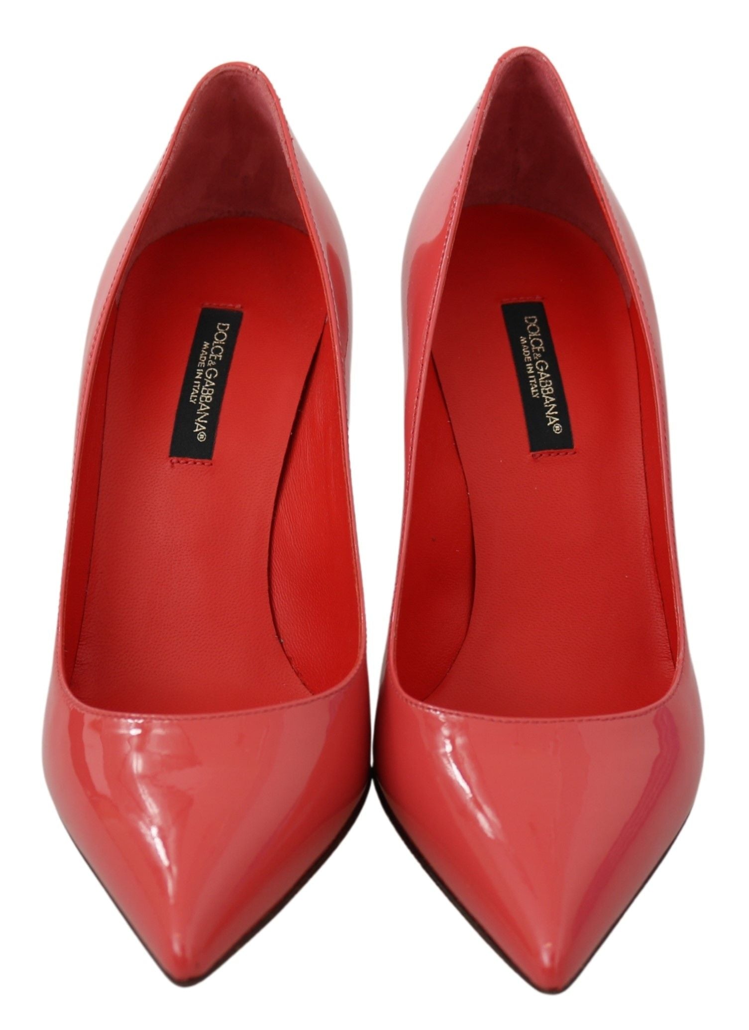 Dolce & Gabbana Elegant Dark Pink Patent Leather Women's Pumps