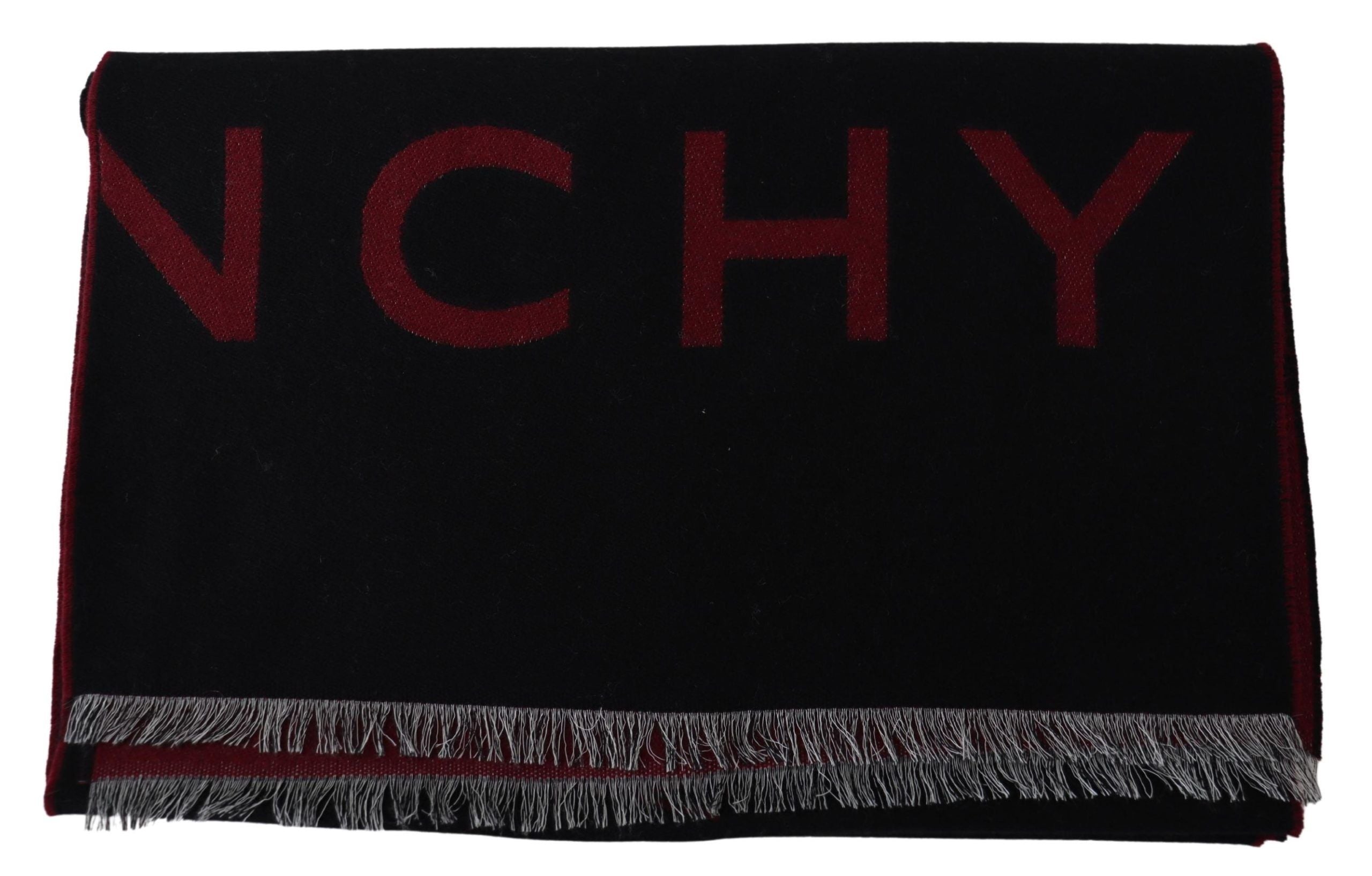 Givenchy Elegant Unisex Wool Silk Blend Men's Scarf