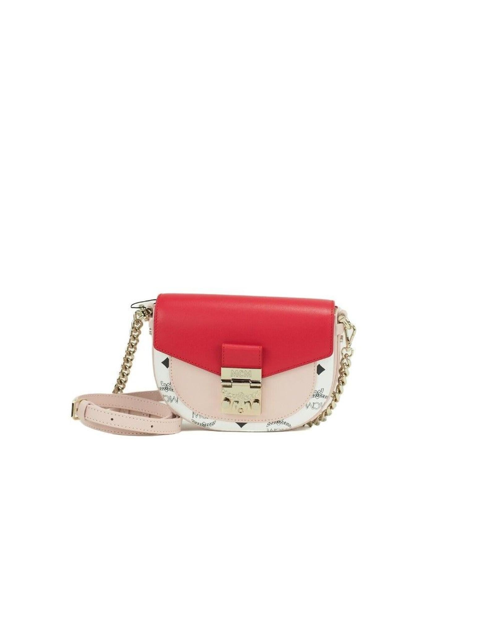 MCM  Patricia Medium Crossbody Bag in Red