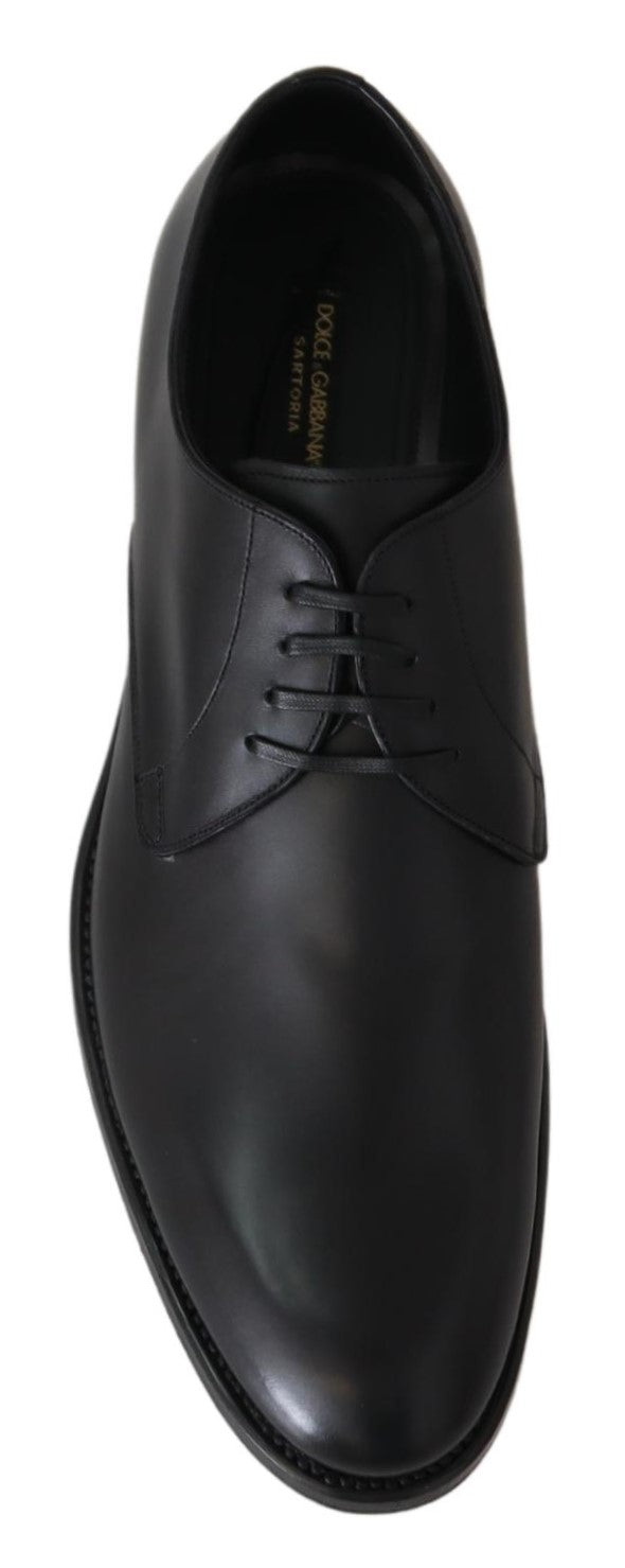 Dolce & Gabbana  Classic Leather Derby Shoes - Black