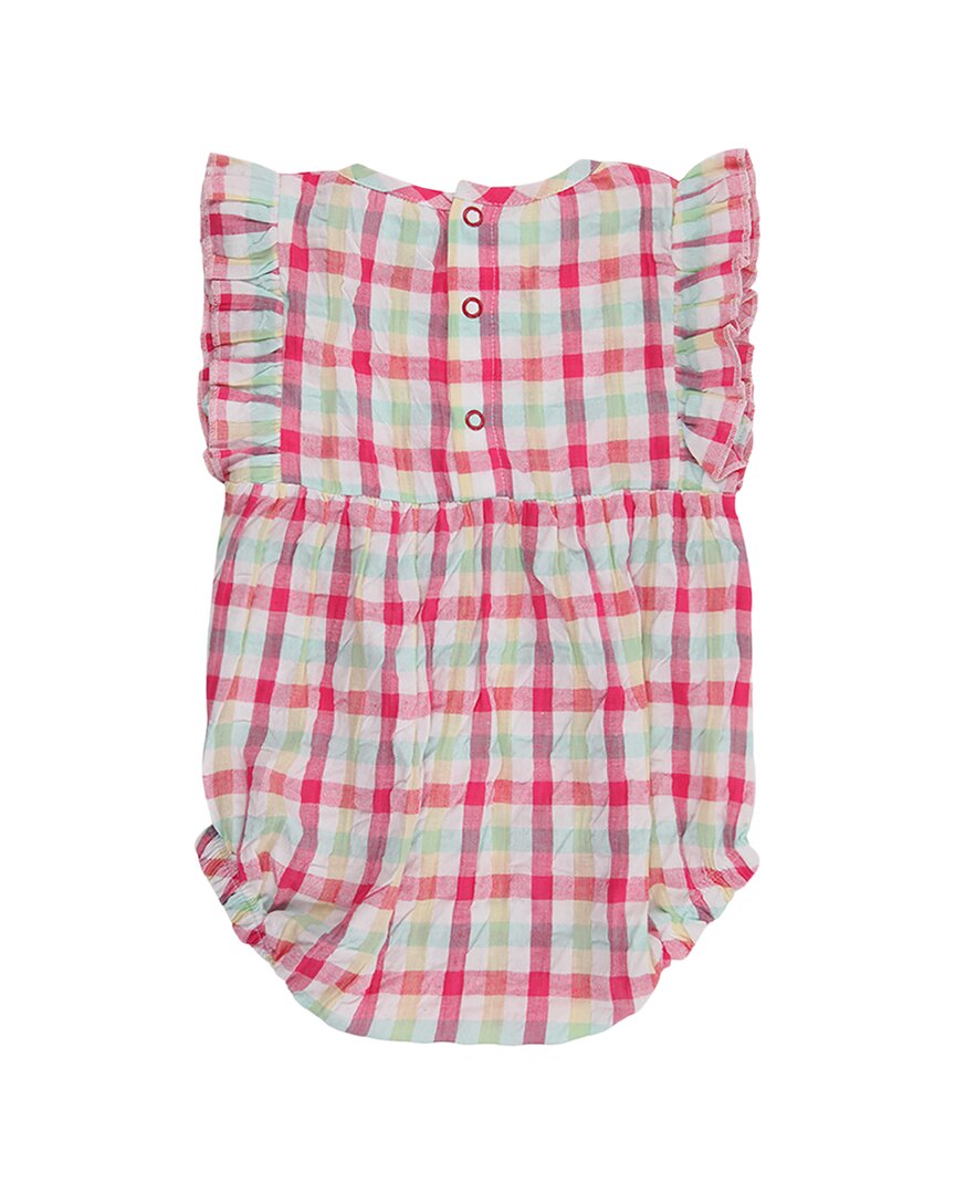 Lilly And Sid Picnic Check Bubble Romper