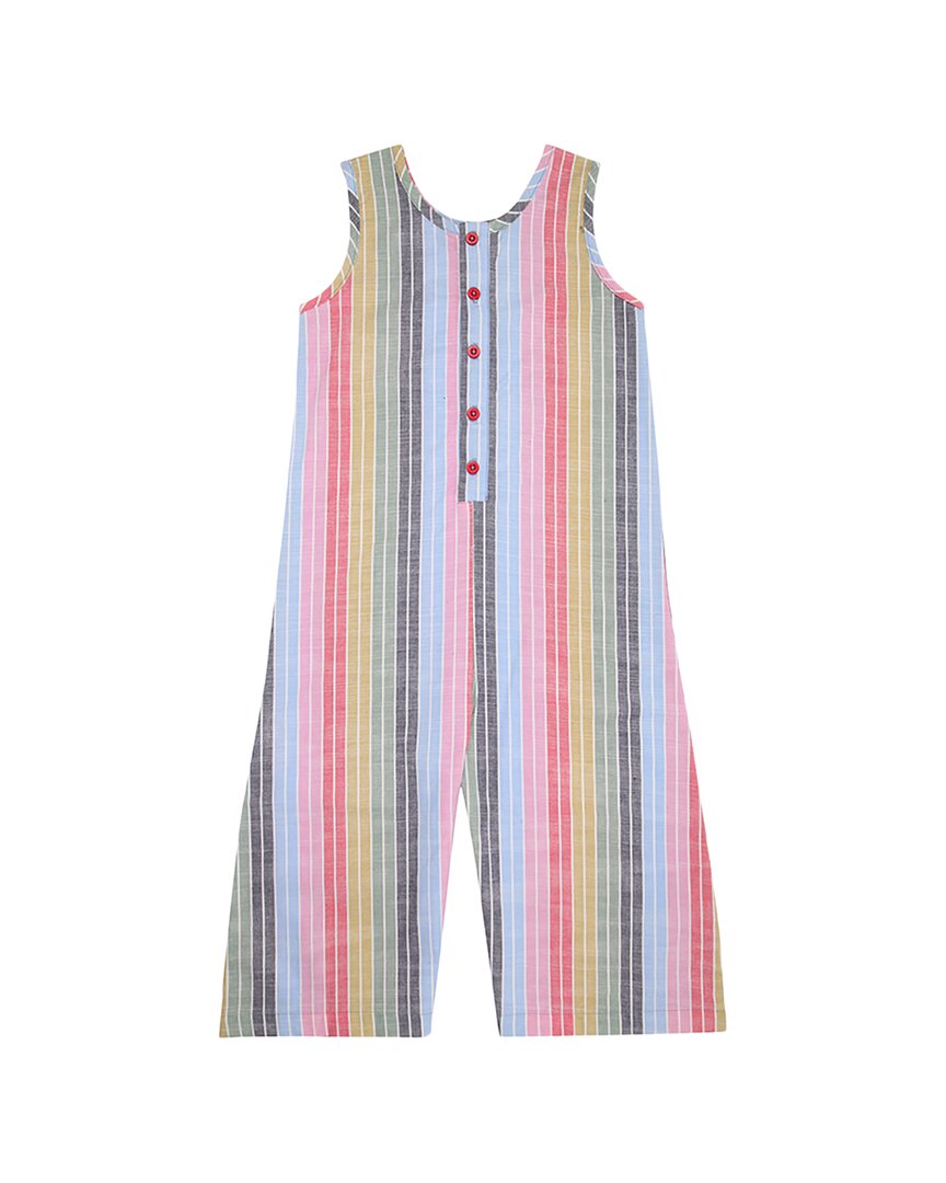 Lilly And Sid Rainbow Stripe Jumpsuit