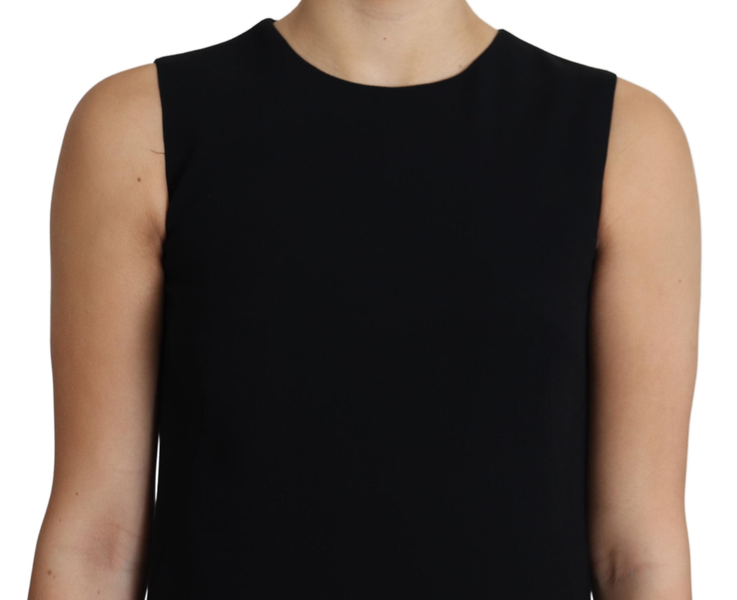 Dolce & Gabbana  Black Sleeveless Sheath Dress21