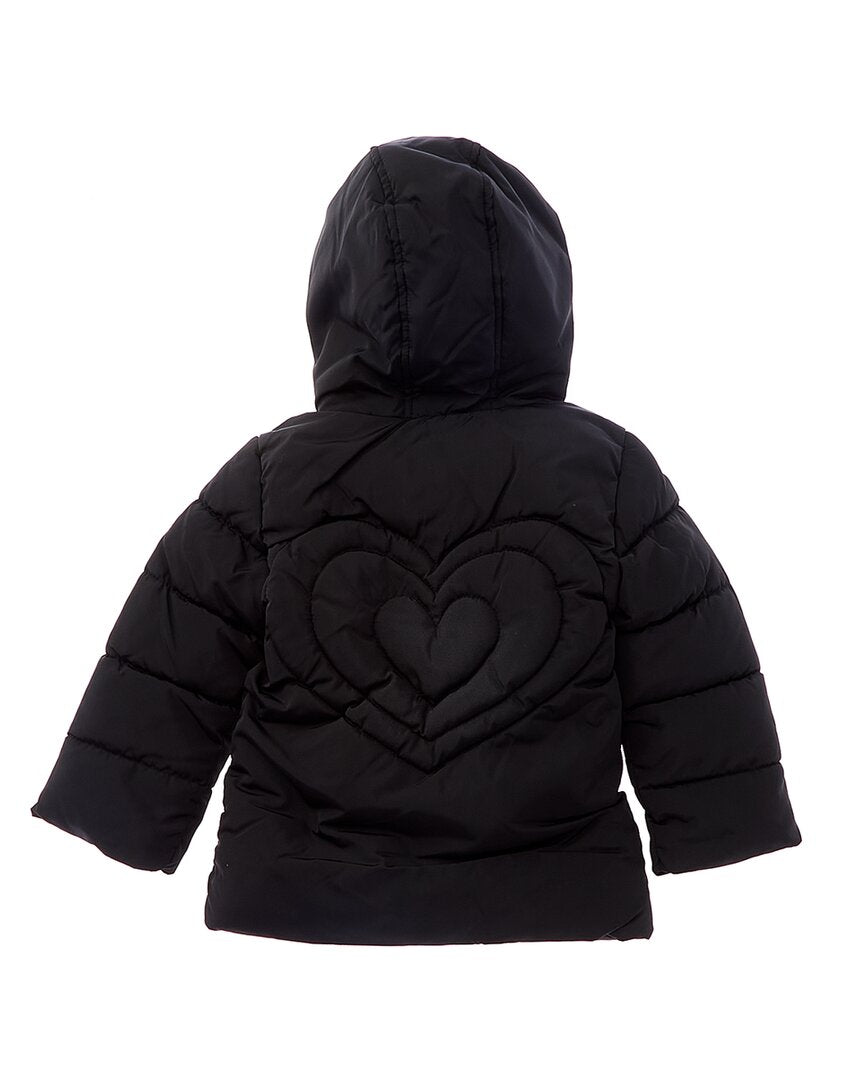 Kensie Girl Back Heart Quilted Puffer Jacket