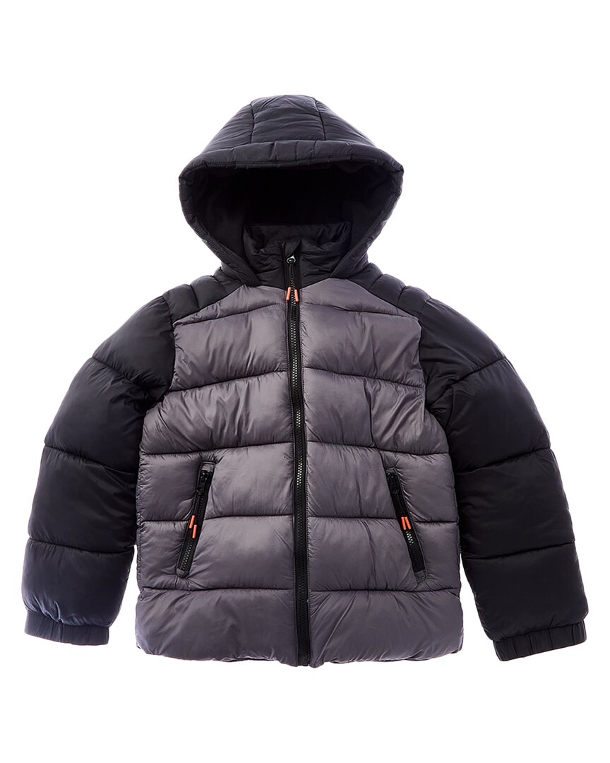 Rothschild Kids Two-Tone Puffer Coat