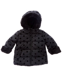 Rothschild Kids Flocked Longline Puffer Coat1