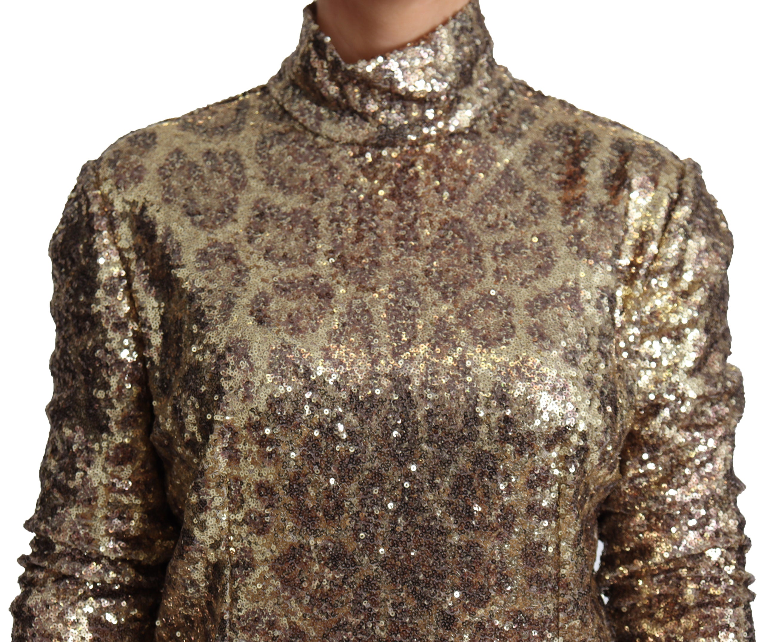 Dolce & Gabbana Gorgeous  Sequin Turtleneck Sweater