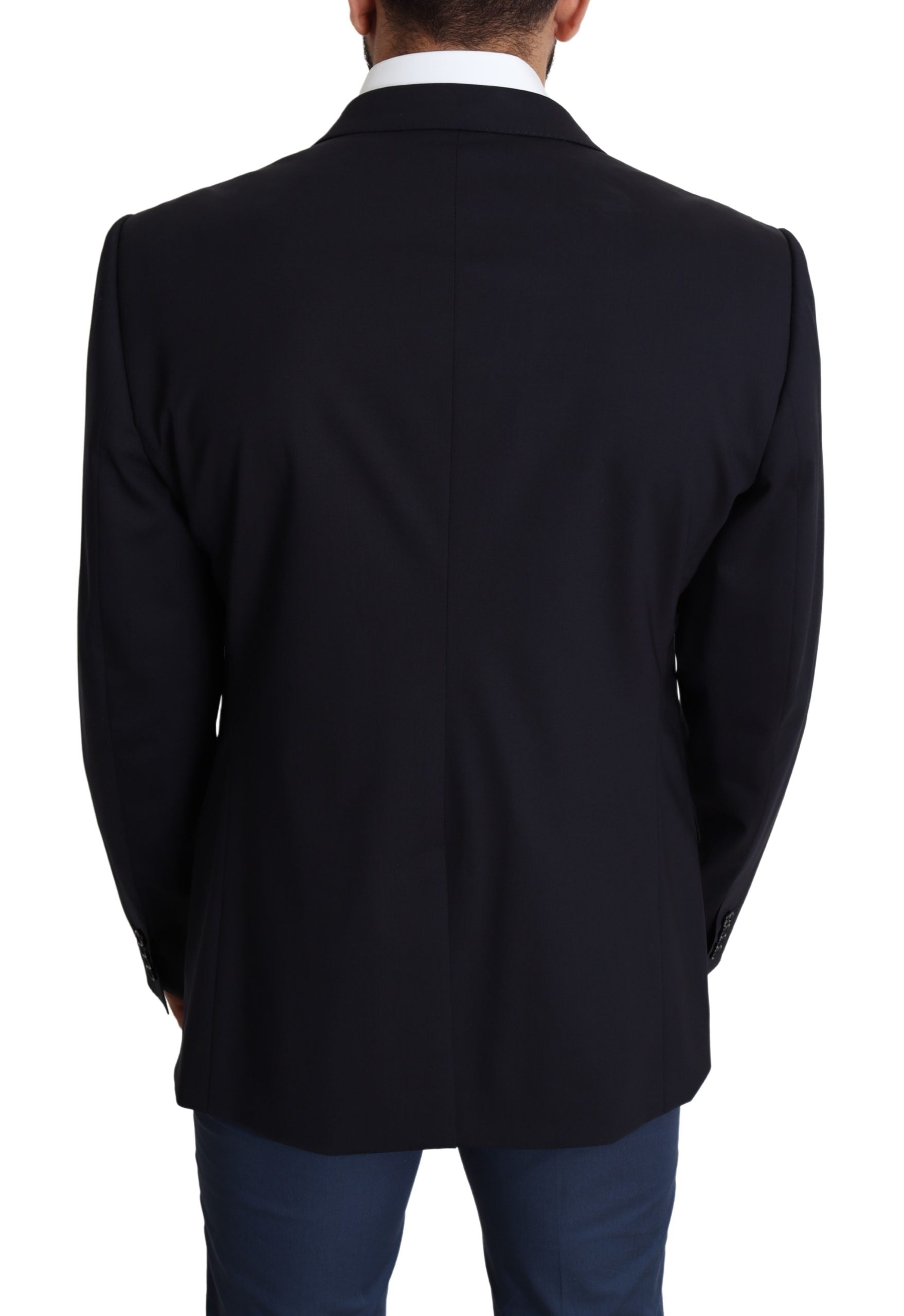 Dolce & Gabbana  Men's Classic Fit Navy Wool Blazer